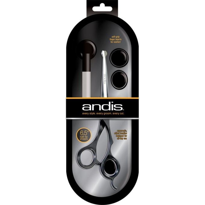 Ножницы ANDIS 6,5″ изогнутые Curved Ball Tip
